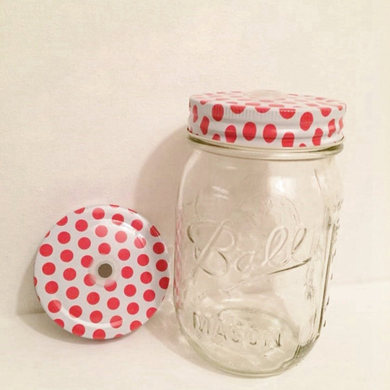 Colorful Polka Dots Lids