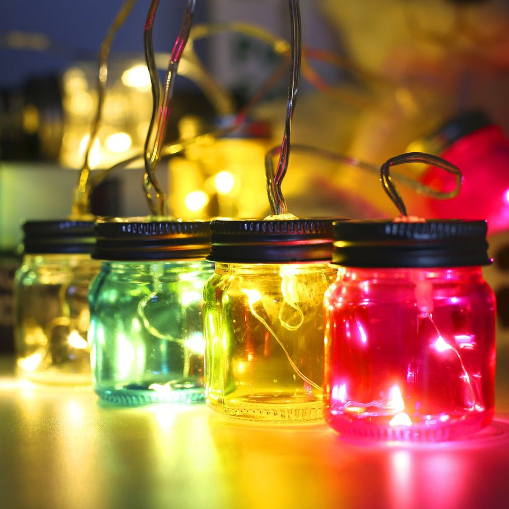 8 Mason Jar String Lights