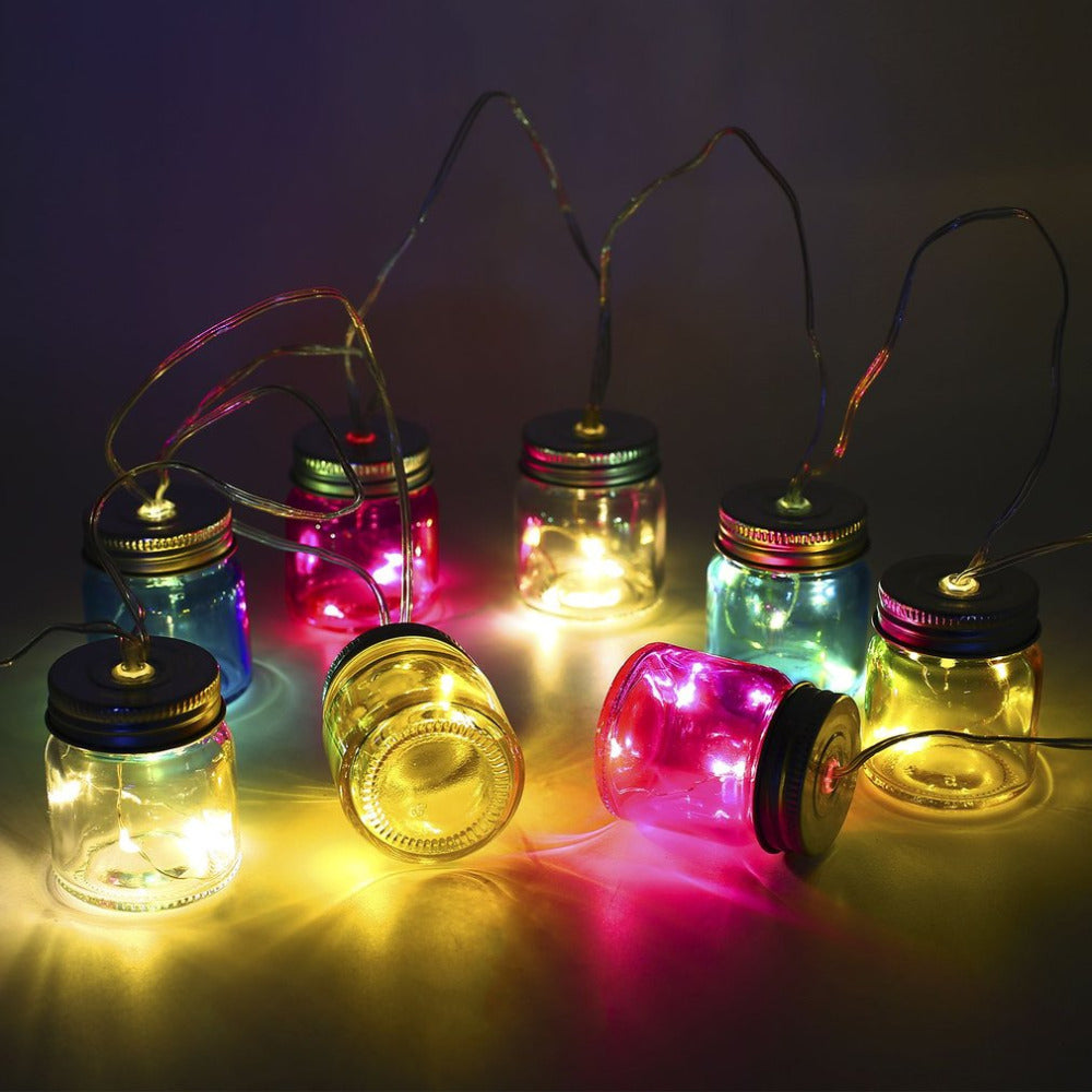 8 Mason Jar String Lights