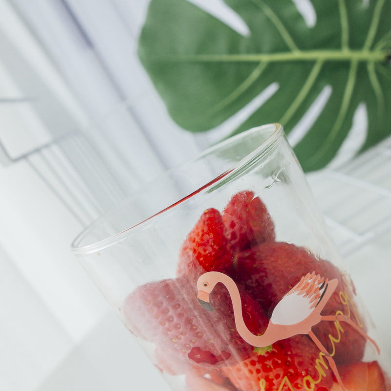 Cute Flamingo Jar