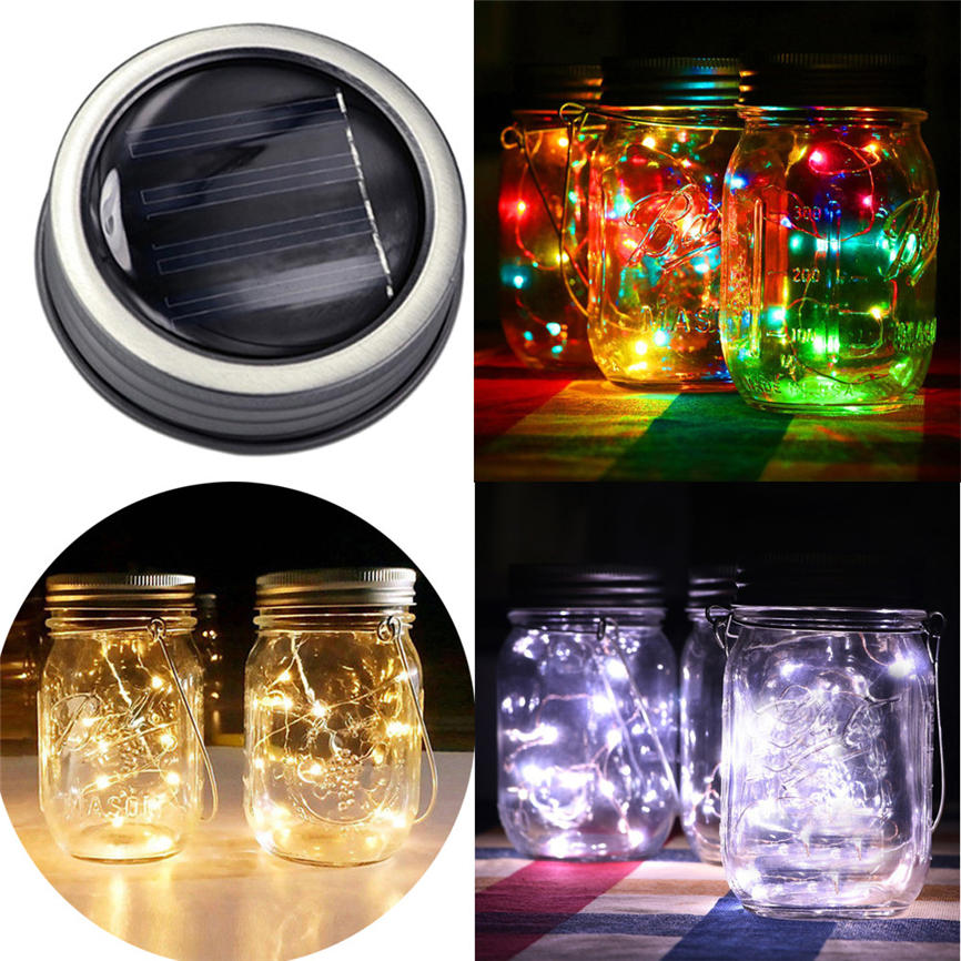 Solar Powered For Mason Jar