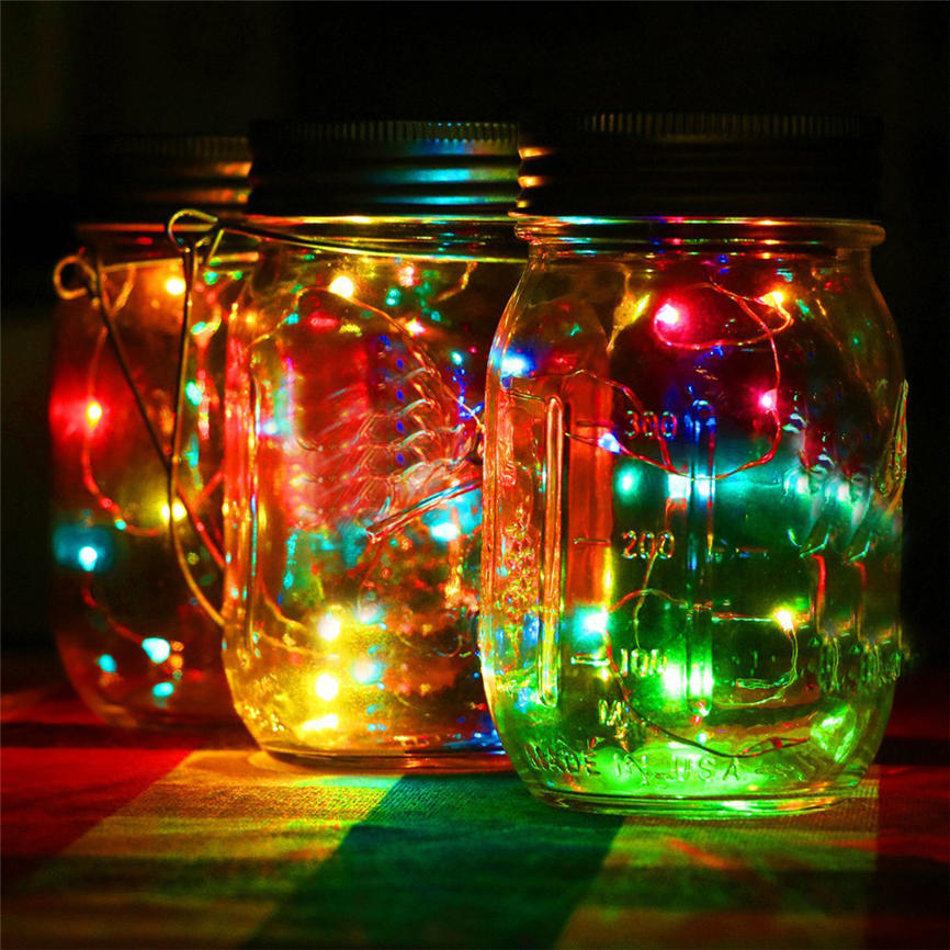 Solar Powered For Mason Jar