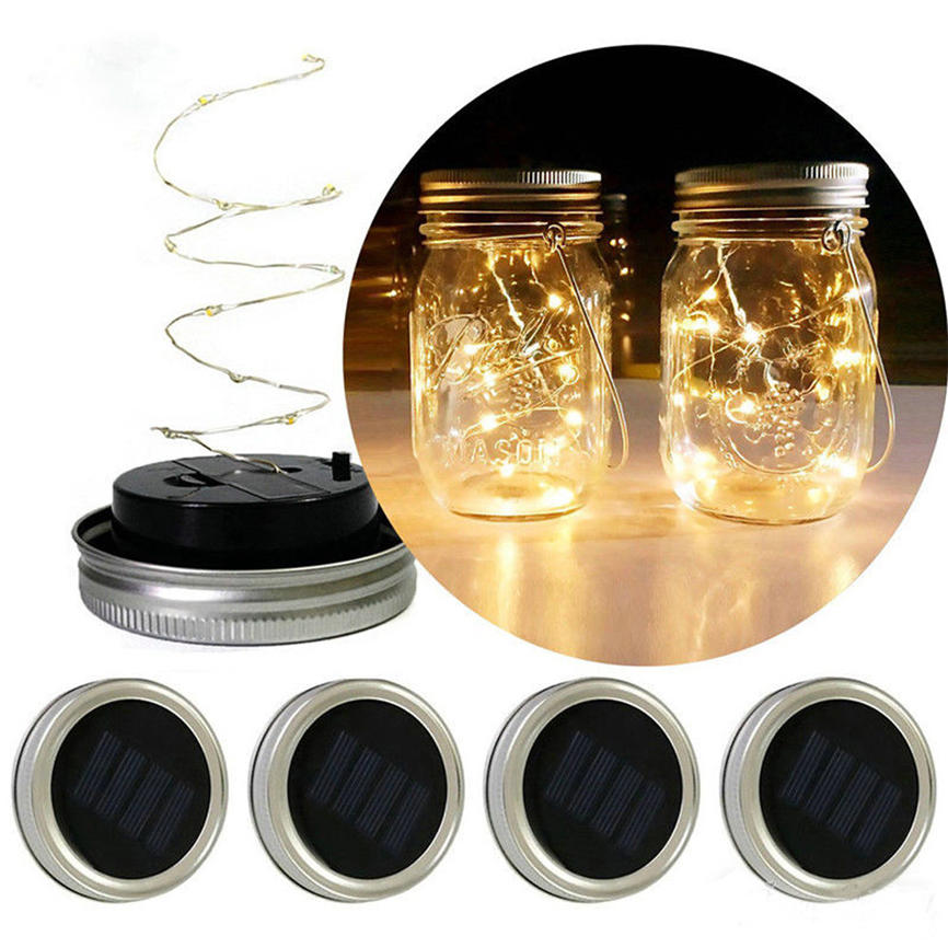 Solar Powered For Mason Jar