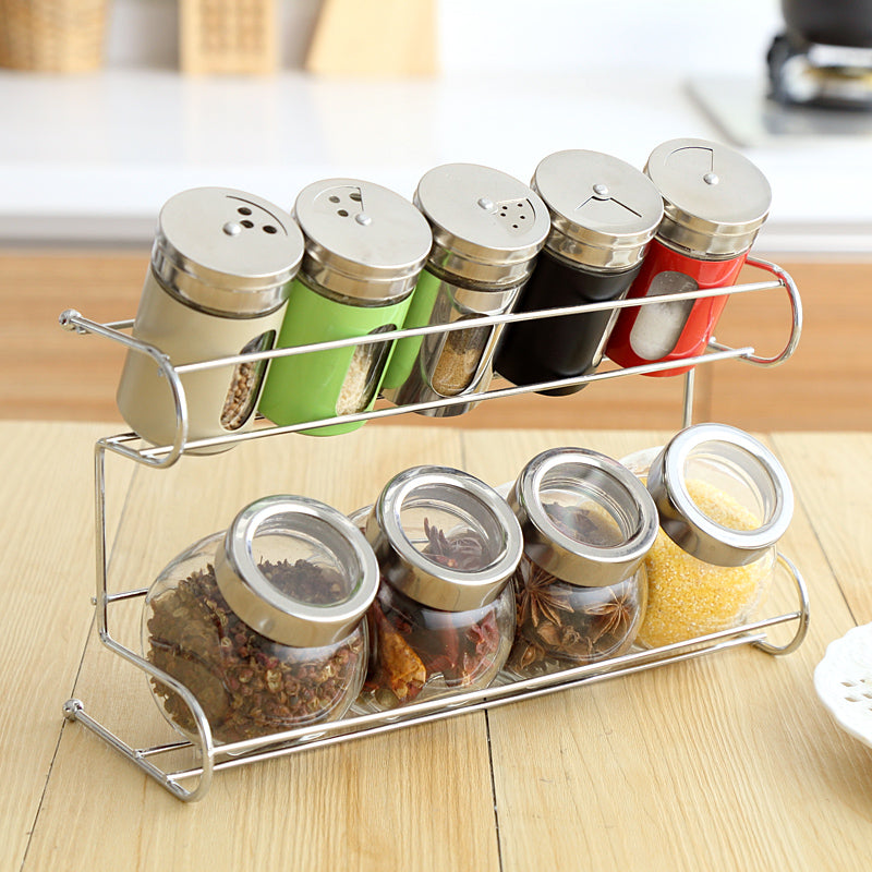 9 Piece/Set Seasoning Mason Jar