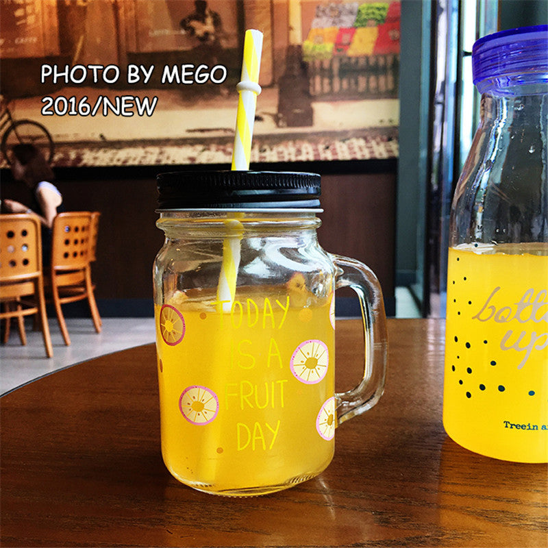 Summer Star Straw Mason Jar