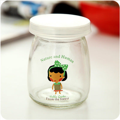 Cool Cartoon Milk Mason Jars