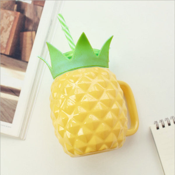 Colorful Pineapple Mason Jar