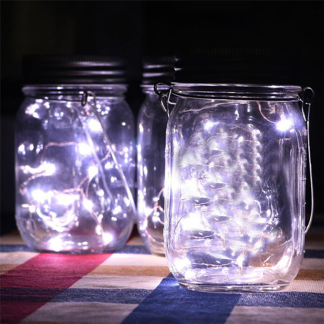 Solar Powered For Mason Jar